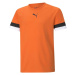 Puma TEAMRISE JERSEY TEE Dětské fotbalové triko, oranžová, velikost
