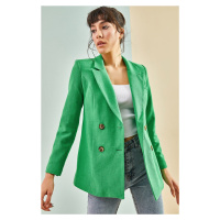 Bianco Lucci Women's Jacket with Four Buttons 8080