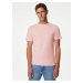 Růžové pánské tričko Marks & Spencer