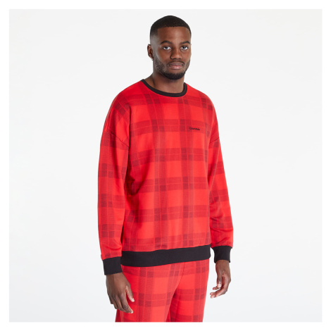 Calvin Klein Mc Holiday Lounge L/S Sweatshirt Textured Plaid/ Exact