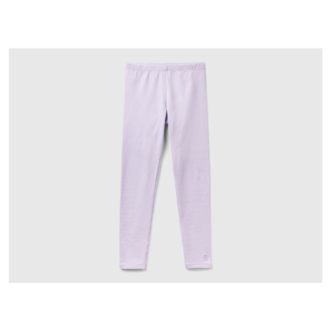 Benetton, Leggings In Stretch Cotton With Logo United Colors of Benetton
