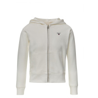 MIKINA GANT THE ORIGINAL FULL ZIP SWEAT HOODIE bílá