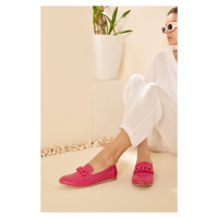 Yaya by Hotiç Fuchsia Pedestrian Women's Loafers