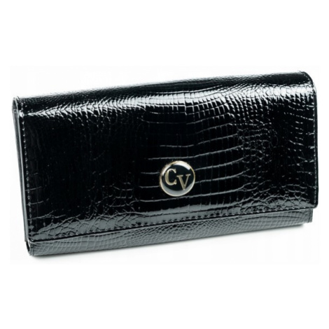 Luxusní dámská peněženka z kůže Betina černá Cavaldi