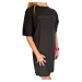 Dámské tričkové šaty Calvin Klein QS7126E černé | černá