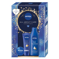 Nivea Box All About Care 2024 dárková sada 3 ks