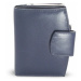 Modrá dámská kožená rámová peněženka Norah Arwel