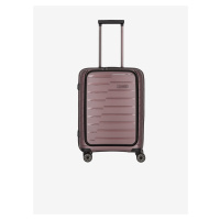 Růžový cestovní kufr Travelite Air Base 4w S Front pocket