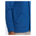Modrá pánská mikina na knoflíky Ombre Clothing