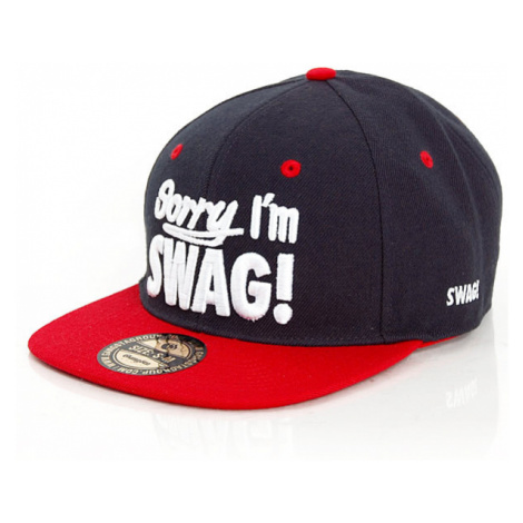 GangstaGroup Sorry I`m Swag! Snapback Cap Navy Red