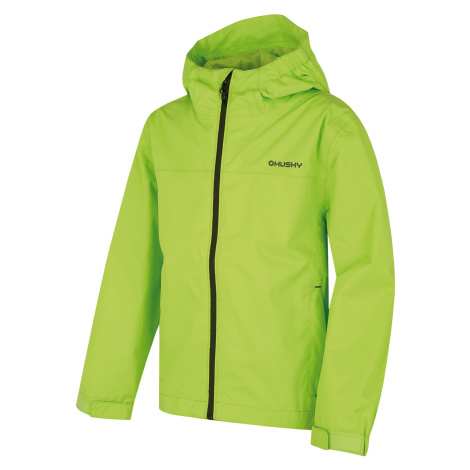 Husky Zunat K, jasně zelená Dětská outdoorová bunda