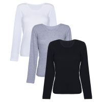 Dámská košilka Eldar 3Pack Camisole Irene Black/Wihte/Light Grey