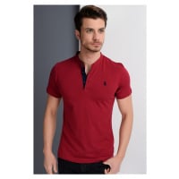 T8560 DEWBERRY T-SHIRT-BURGUNDY