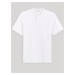 Bílé pánské basic polo tričko Celio Gesohel