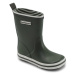 BUNDGAARD CLASSIC RUBBER BOOT Army | Dětské barefoot holínky