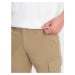 One color men's shorts with cargo pockets - sand V1 OM-SRCG-0133