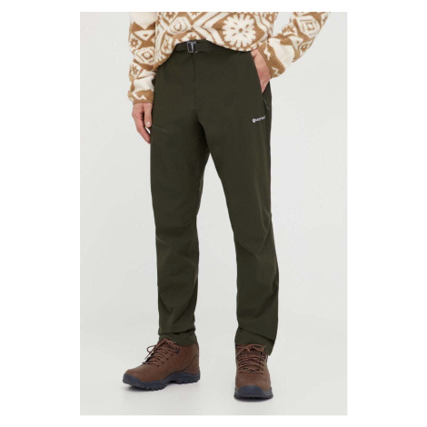 Outdoorové kalhoty Montane Tenacity zelená barva, MTYPR15