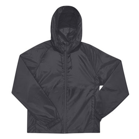 B&amp;C Unisex větrovka JG004 Dark Grey (Solid) B&C