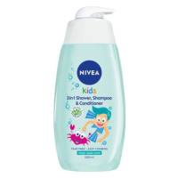NIVEA Sprchový gel, šampon a kondicionér 3v1 pro chlapce 500ml