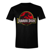 Jurassic Park - Distressed Logo - tričko
