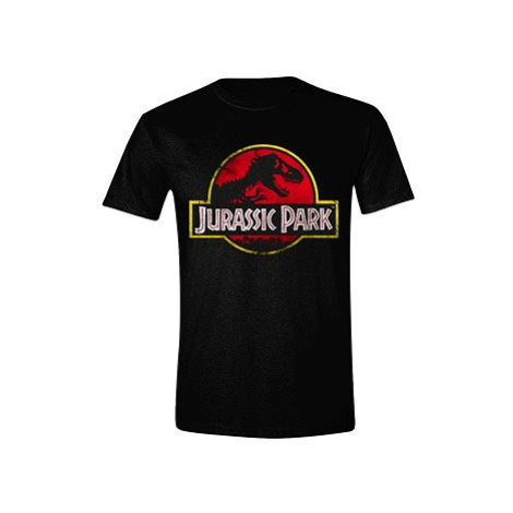 Jurassic Park - Distressed Logo - tričko PCMerch
