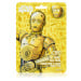 Mad Beauty Star Wars C3PO hydratační plátýnková maska s medem 25 ml