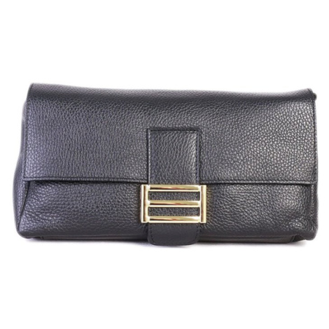 Dámské kožené kabelky Leona černá