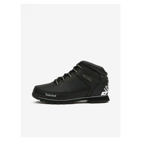 Černé pánské kotníkové kožené boty Timberland Euro Sprint Hiker