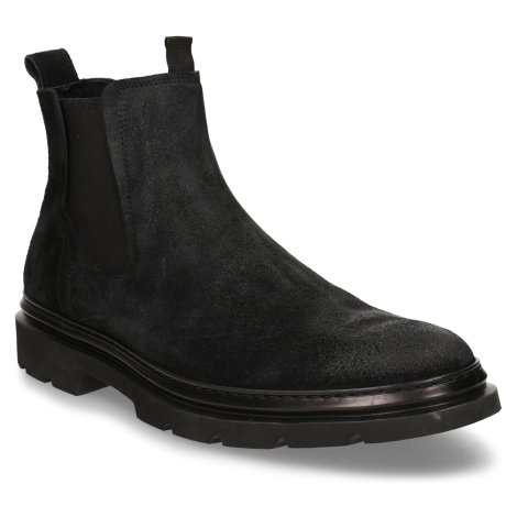 Černá pánská kožená Chelsea obuv