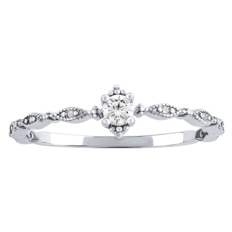 Stříbrný prsten Manon s Brilliance Zirconia Silvego