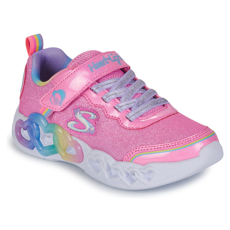 Skechers INFINITE HEART LIGHTS Růžová