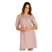 Litex Dámské šaty s krátkým rukávem 5D044 fialovo růžová