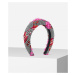 Čelenka karl lagerfeld k/signature sp headband boucle multi