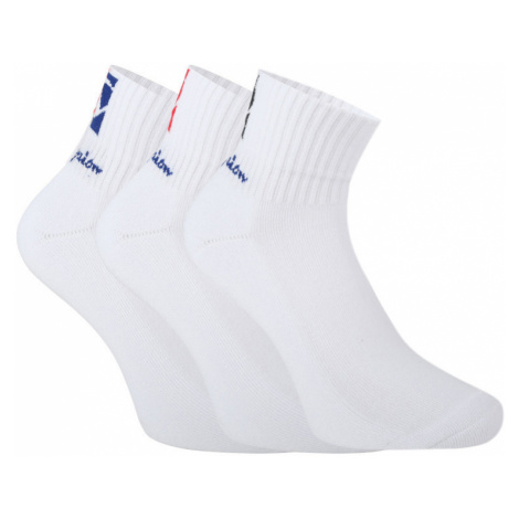 3PACK ponožky Champion bílé (Y0B0B-9YZ-bílá) S
