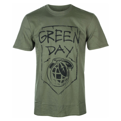 Tričko metal pánské Green Day - Organic Grenade - ROCK OFF - GDTS31MMG