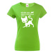 Dámské tričko Běhám jako kráva abych vypadala jako kočka