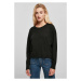 Ladies EcoVero Oversized Basic Sweater - black