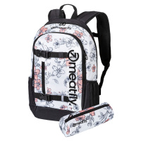 Meatfly batoh Basejumper Blossom White 22 L | Bílá