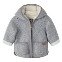 name it Outdoorová bunda Nbnmily Grey Melange