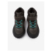 Černé dětské kotníkové kožené boty Camper