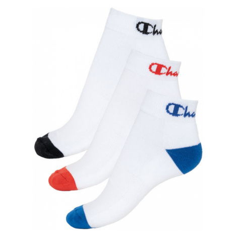 3PACK ponožky Champion bílé (Y082D-8LZ) L