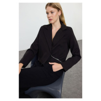 Trendyol Black Chain Accessory Woven Blazer Jacket