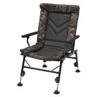 Prologic křeslo avenger comfort camo chair w/armrests covers