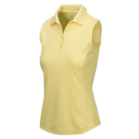 GREGNORMAN PROTEK SLEEVELESS POLO W Dámské golfové polo triko, žlutá, velikost