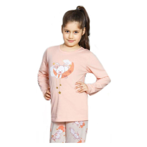 Dětské pyžamo Vienetta Secret Králík velký | oranžová