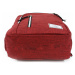 Červený zipový městský batoh Corvin Lamer