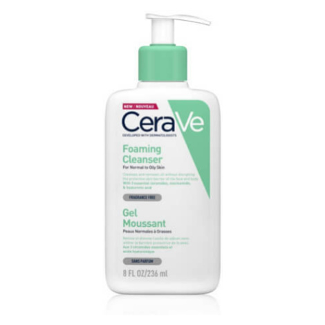 CeraVe Čisticí pěnivý gel pro normální až mastnou pleť (Foaming Cleanser) 236 ml