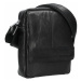 Pánská kožená taška přes rameno SendiDesign Petrson - černá