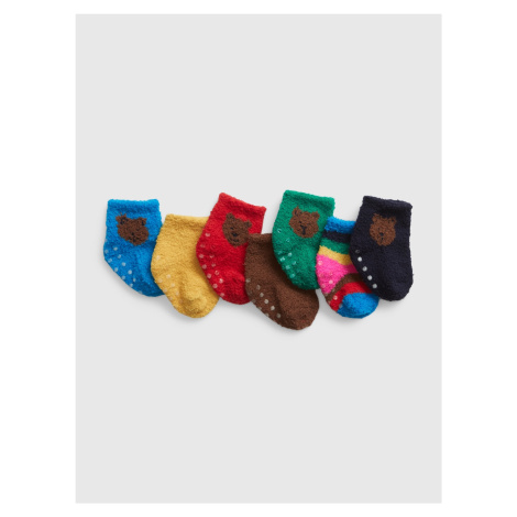 GAP Baby měkké ponožky Brannan bear, 7 párů - Kluci