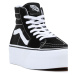 Kecky Vans SK8-Hi Tapered Stackform dámské, černá barva, VN0A5JMKBMX1, VN0A5JMKBMX1-BLKWH